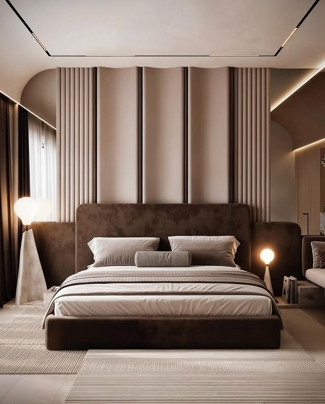 Upholstered bed with storage, Ravet